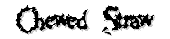 Chewed-Straw font